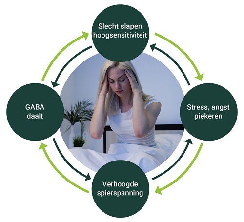 Impact van stress en angst op GABA