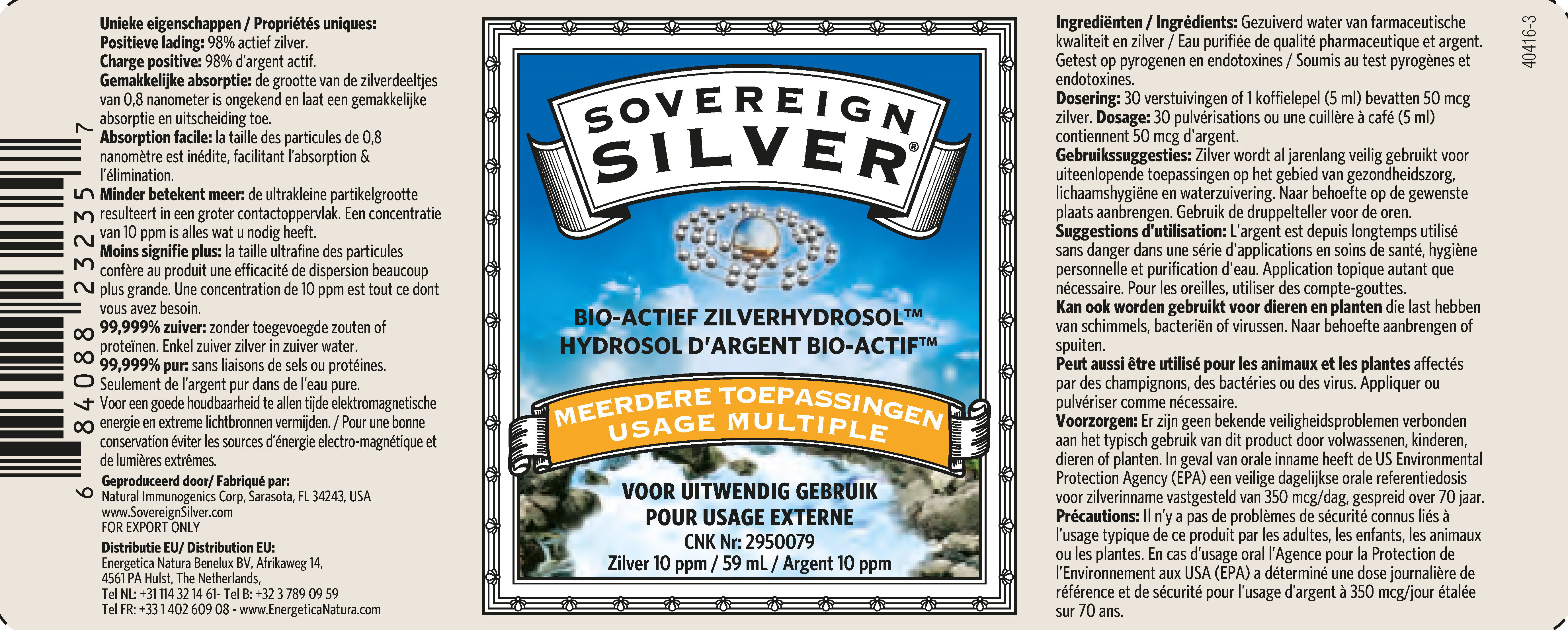 Sovereign Silver Mist Spray