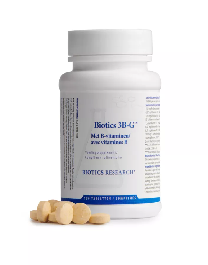 BIOTICS 3B-G - 180 TAB COMP - BX1200 - 0780053000287 packshot product