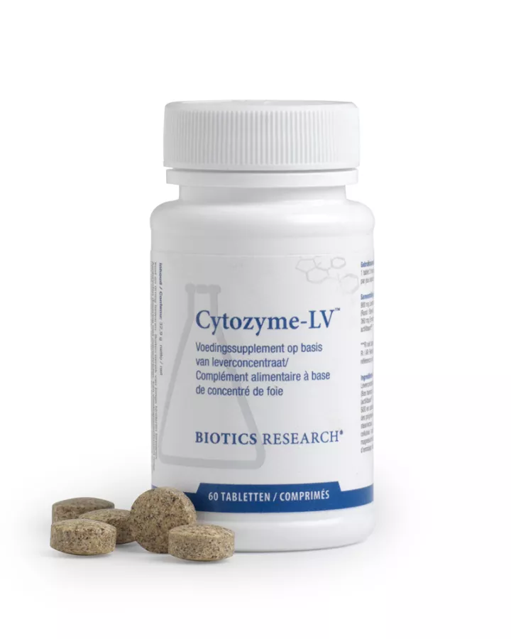 CYTOZYME-LV - 60 TAB COMP - GL5040 ÔÇô 0780053033889_pack shot_product