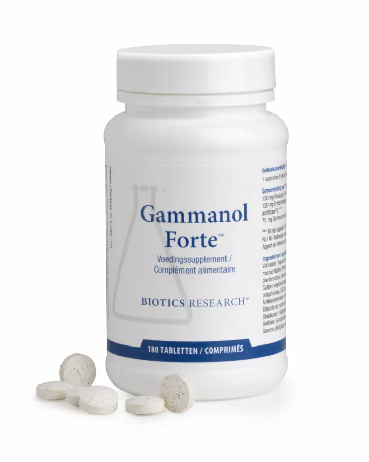 GAMMANOL FORTE - 180 TAB COMP - ZZ9541 - 0780053010606_pack shot_product
